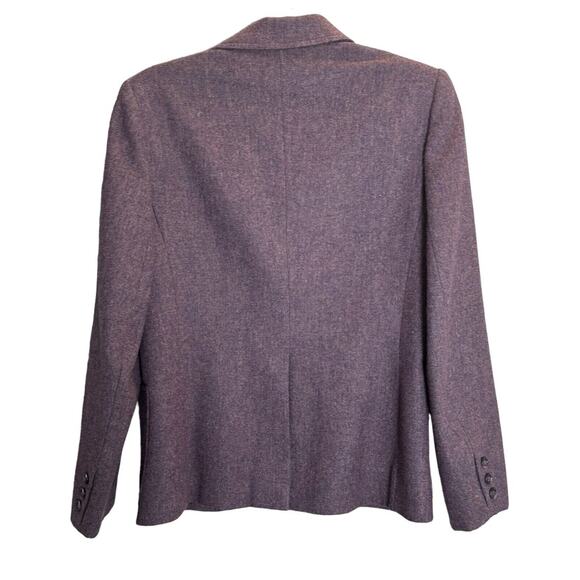 John Meyer Vintage Womens Purple Tweed Wool Blend Blazer Suit Jacket, Size 10 - Picture 5 of 8